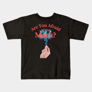 Funny Retro "Are You Afraid Of The Mark?" 90s Parody Kids T-Shirt